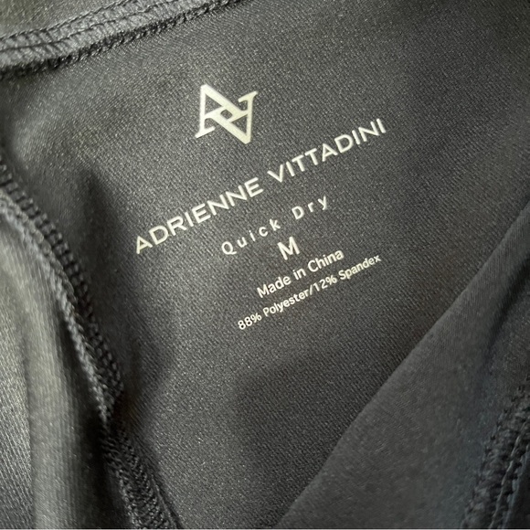 Adrienne Vittadini Turiya Quick Dry High Waist Black Leggings M NWT Minimalist - Picture 3 of 14